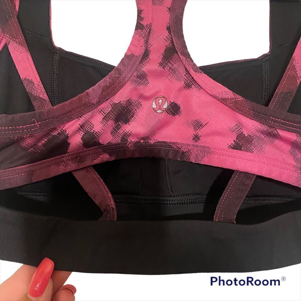 Lululemon Splendourbra Blooming Pixie Raspberry B… - image 7